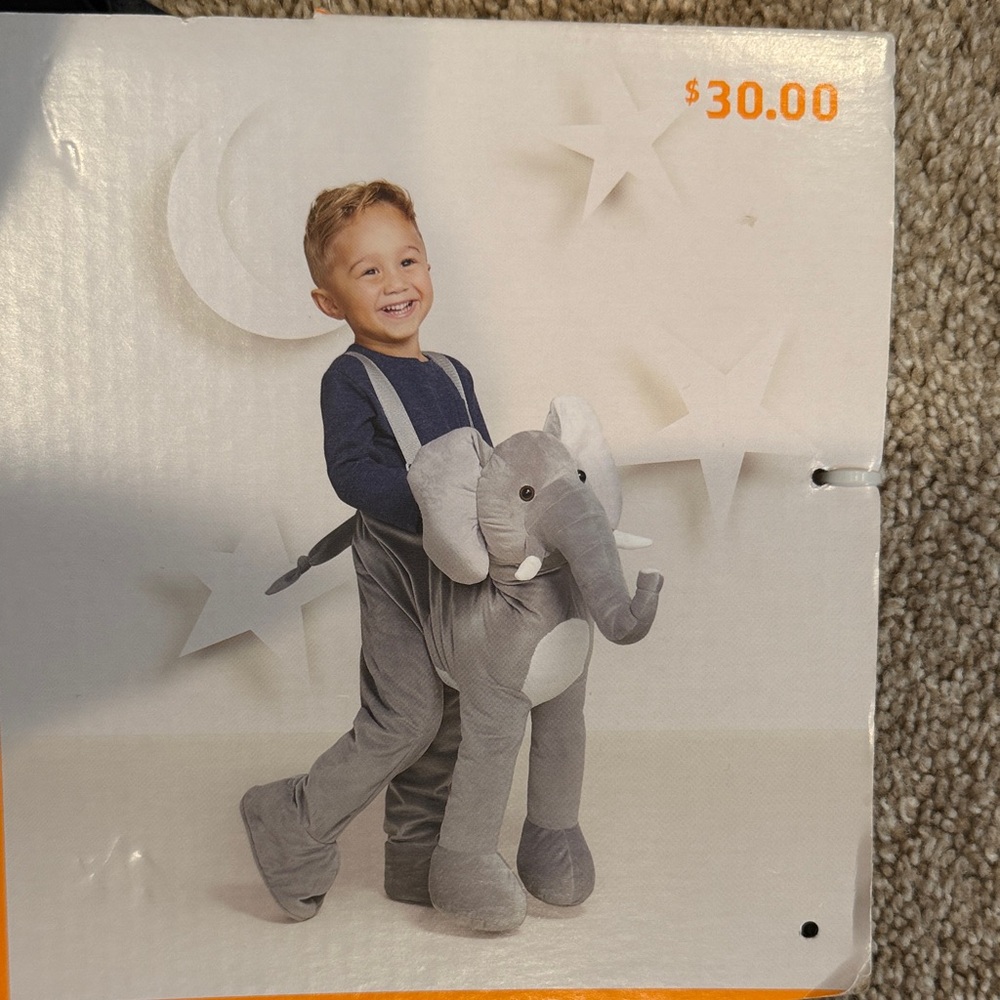 Elephant Ride-On Costume for Kids